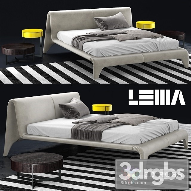 Kido Lema Bed 3dsmax Download - thumbnail 1