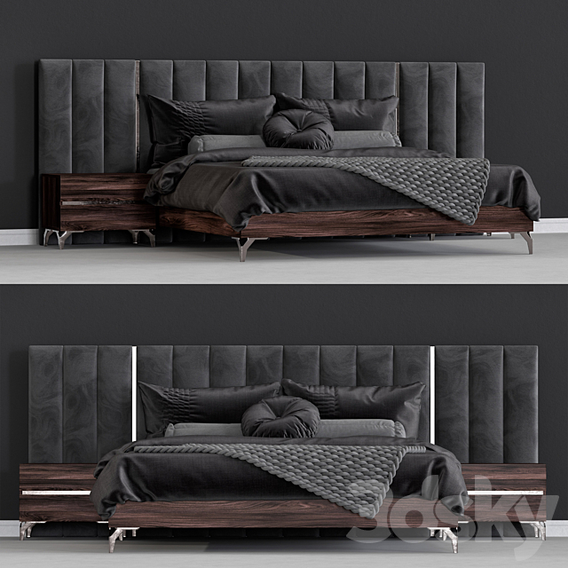 LA furniture store “modern bed” 3DSMax File - thumbnail 1