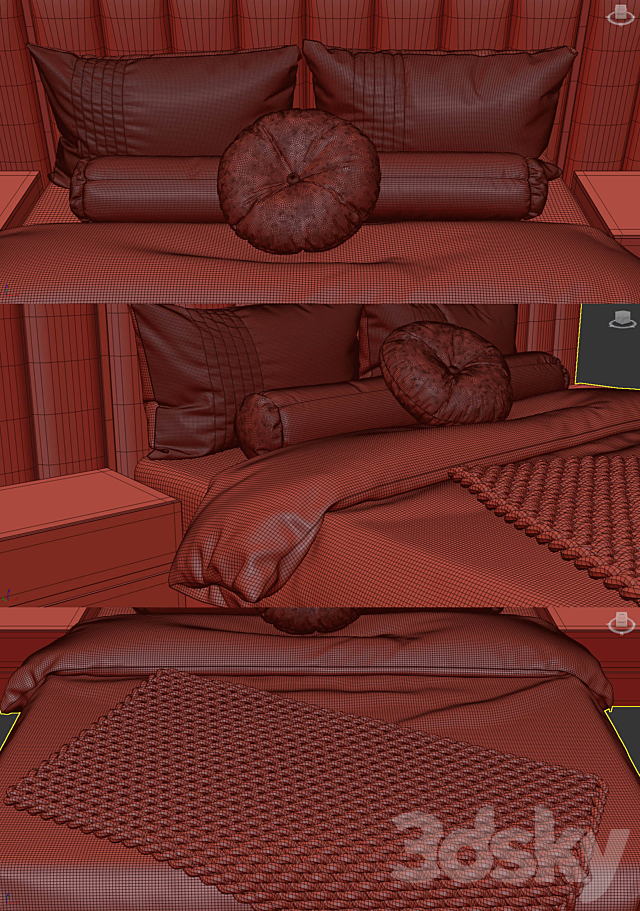 LA furniture store “modern bed” 3DSMax File - thumbnail 3