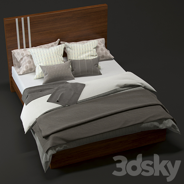 Lance bedframe 3DSMax File - thumbnail 1