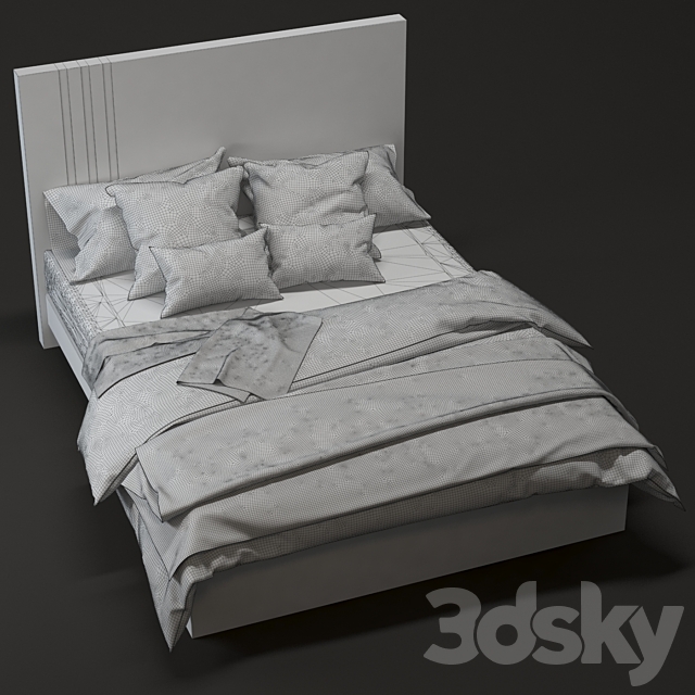 Lance bedframe 3DSMax File - thumbnail 3