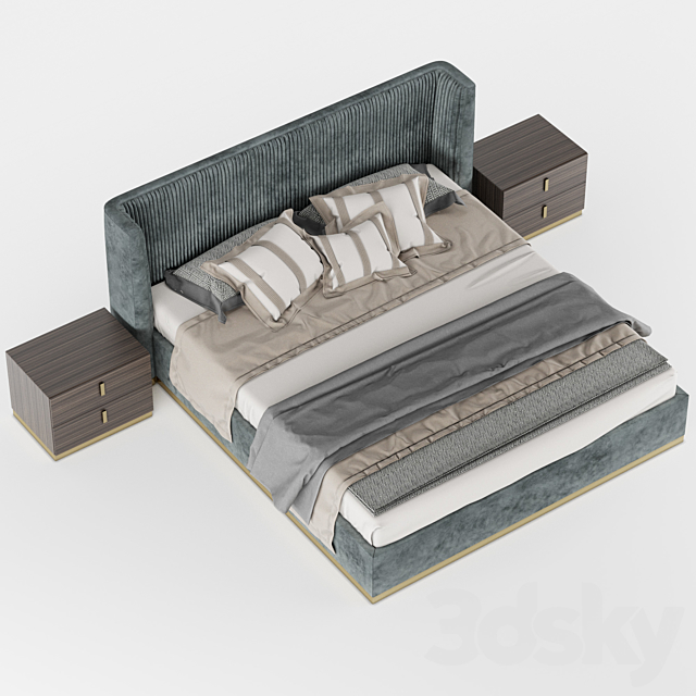 Laskasas MIUZZA bed 3DSMax File - thumbnail 1