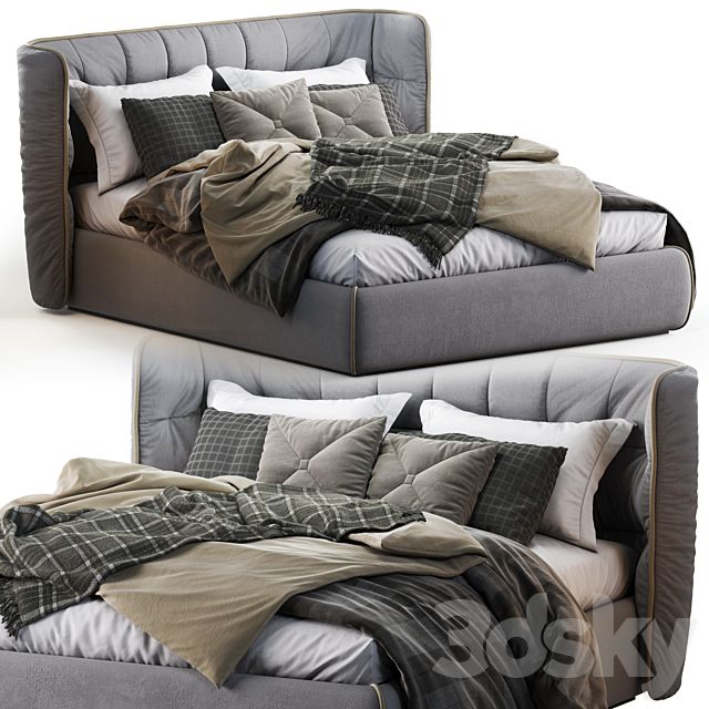 LeComfort Bed ASPEN 3DSMax File - thumbnail 2