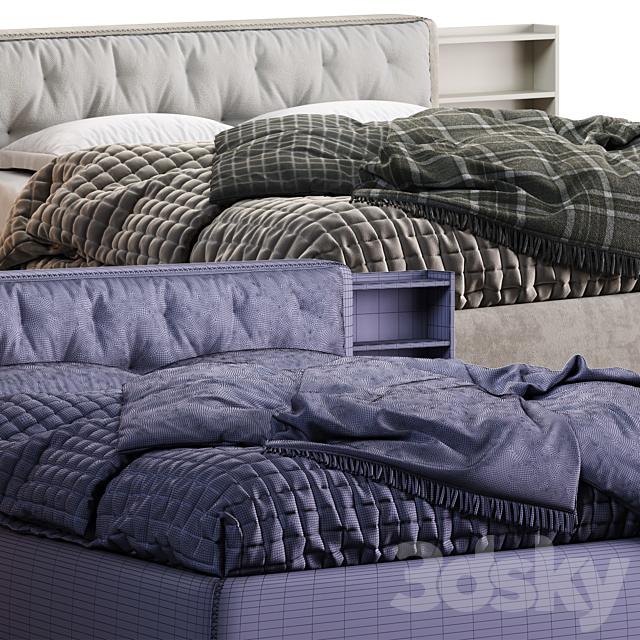 LeComfort Bed Donovan 3DSMax File - thumbnail 3