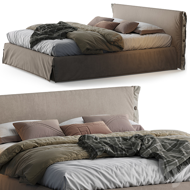 Lecomfort Bed Gaucho 3DSMax File - thumbnail 2