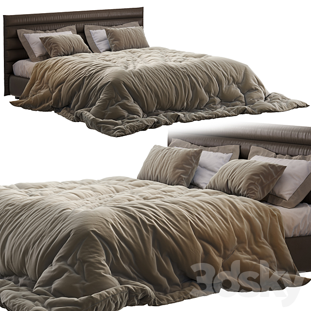 LeComfort PHIL KING BED 3DSMax File - thumbnail 1