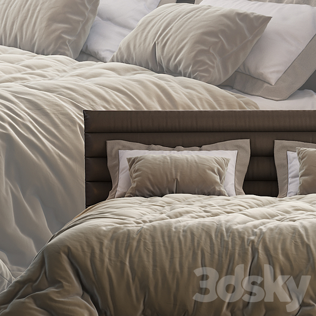 LeComfort PHIL KING BED 3DSMax File - thumbnail 2