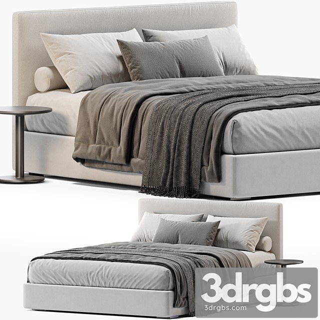 Lema Camille Bed 3dsmax Download - thumbnail 1