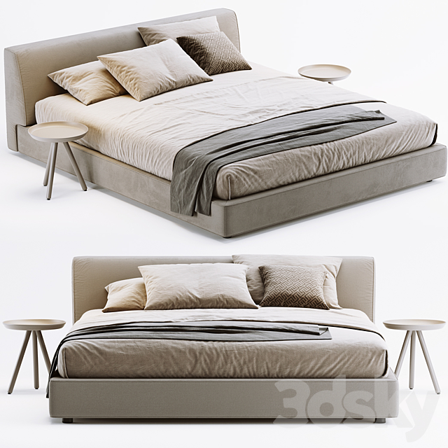 Lema Solftland Bed 3DS Max Model - thumbnail 3