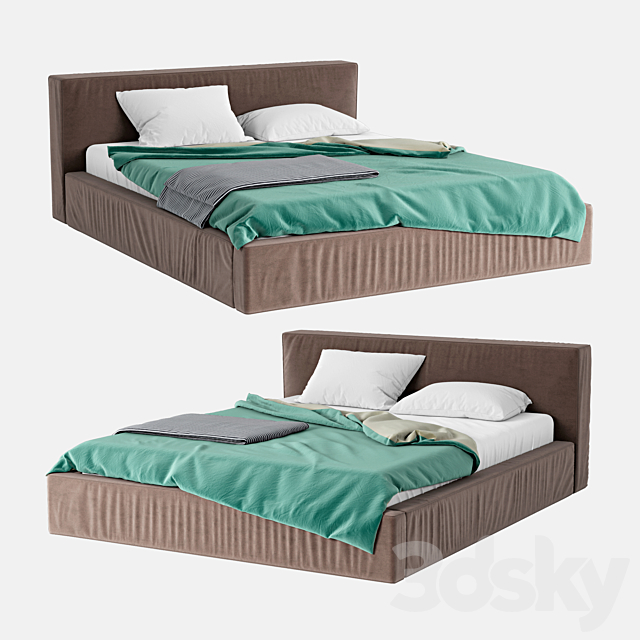 LENNI BED by ZEGEN 3DSMax File - thumbnail 1