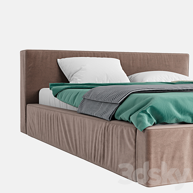 LENNI BED by ZEGEN 3DSMax File - thumbnail 2