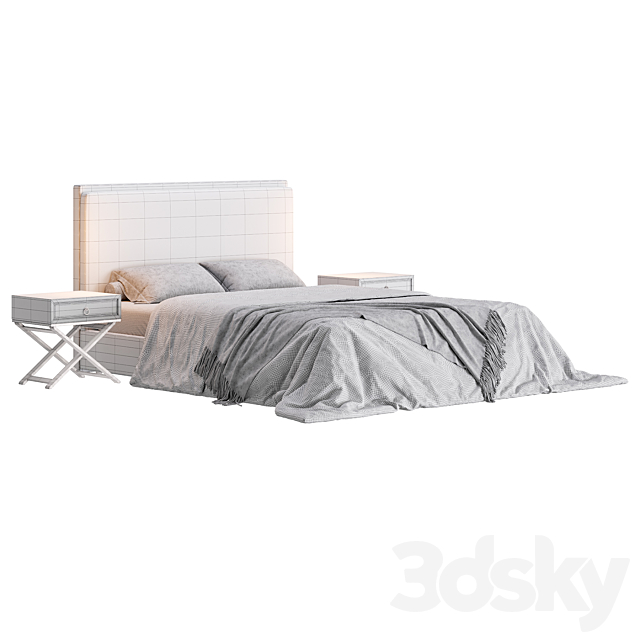 Lennon Bed in Nomad 3DS Max Model - thumbnail 5