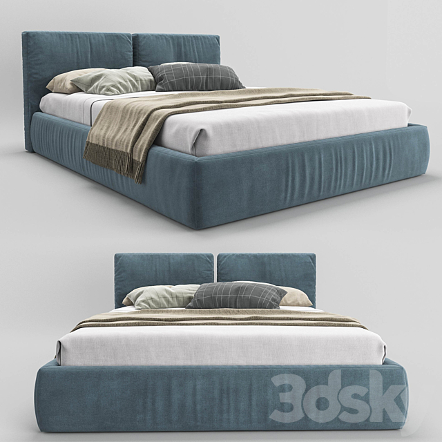 Letto BRICK BED 3DSMax File - thumbnail 1