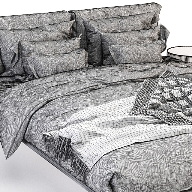 Letto Papillon Alivar 003 3DSMax File - thumbnail 4