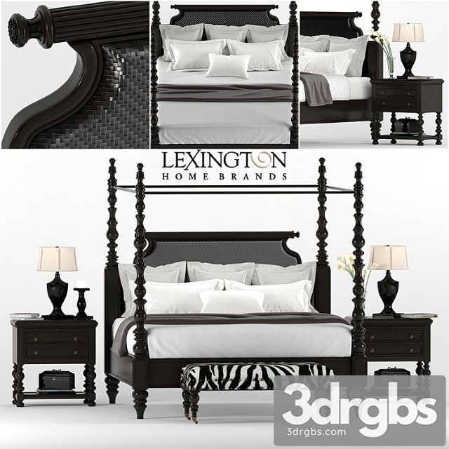 Lexington Home Brand Sovereigh Poster Bed 2 3dsmax Download - thumbnail 1