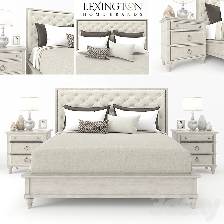 LEXINGTON HOME BRANDS OYSTER BAY COLLECTION 3DS Max Model - thumbnail 1