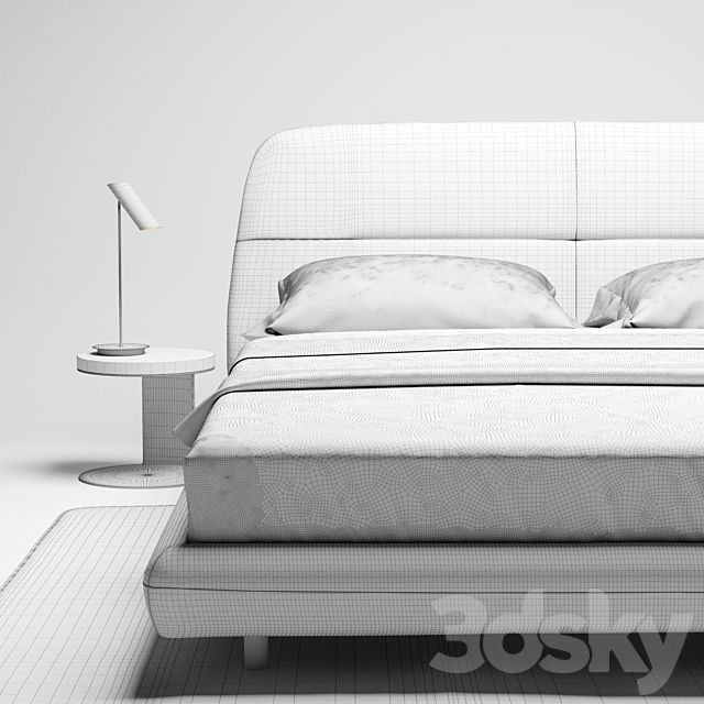 Ligne Roset ULTIME Bed 3DSMax File - thumbnail 2