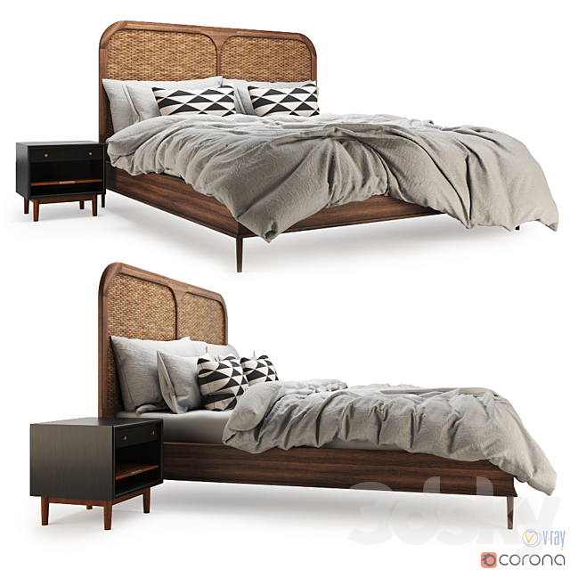 Lind & Almond – Sanders Bed 3DSMax File - thumbnail 1