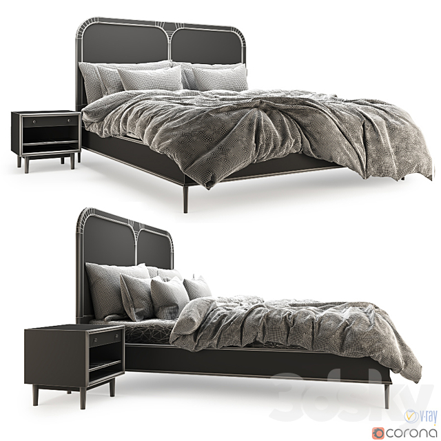 Lind & Almond – Sanders Bed 3DSMax File - thumbnail 2