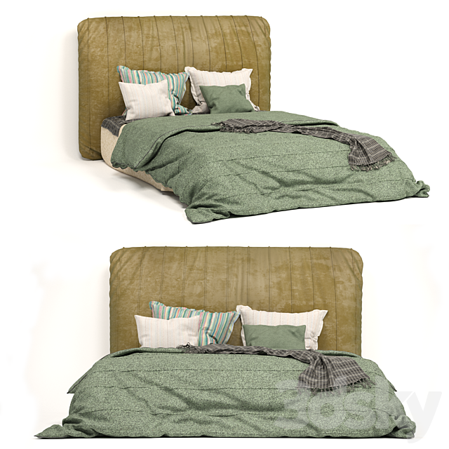 Linen Bed 3DSMax File - thumbnail 1