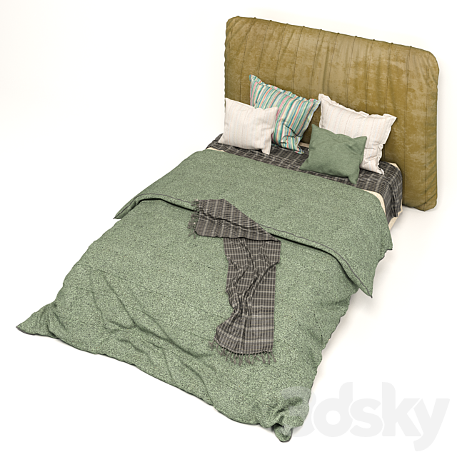 Linen Bed 3DSMax File - thumbnail 3