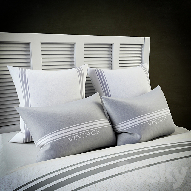 Linens Maisons Du Monde 3DS Max Model - thumbnail 2