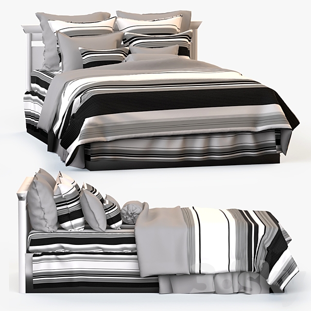 Linens strip 3 3ds Max - thumbnail 1