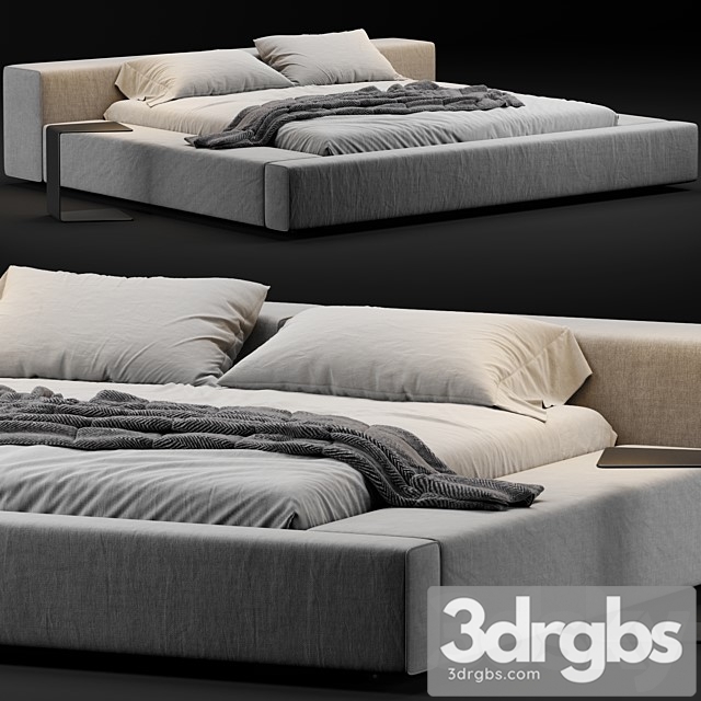 Living Divani Extra Ball Bed 3dsmax Download - thumbnail 1