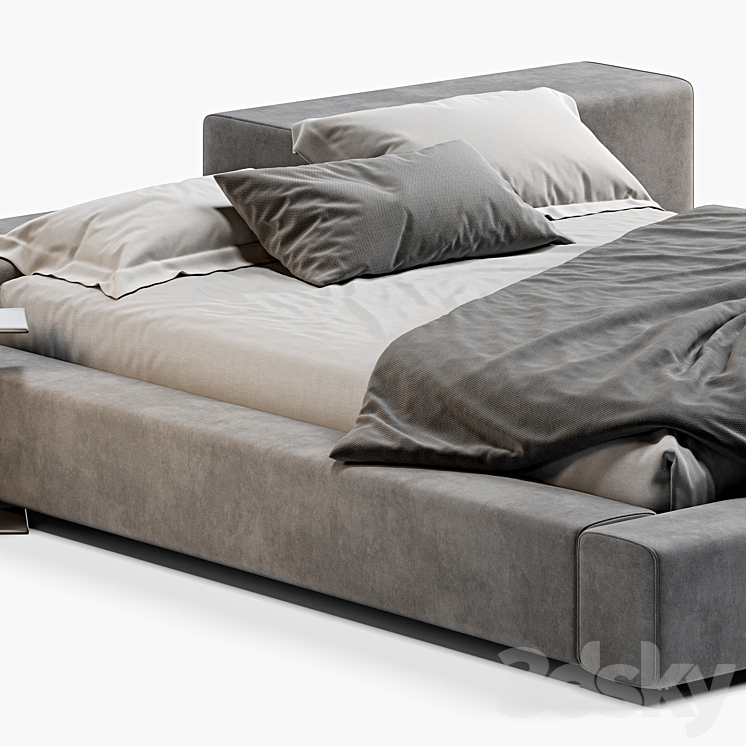 living divani extra wall bed 3DS Max Model - thumbnail 2