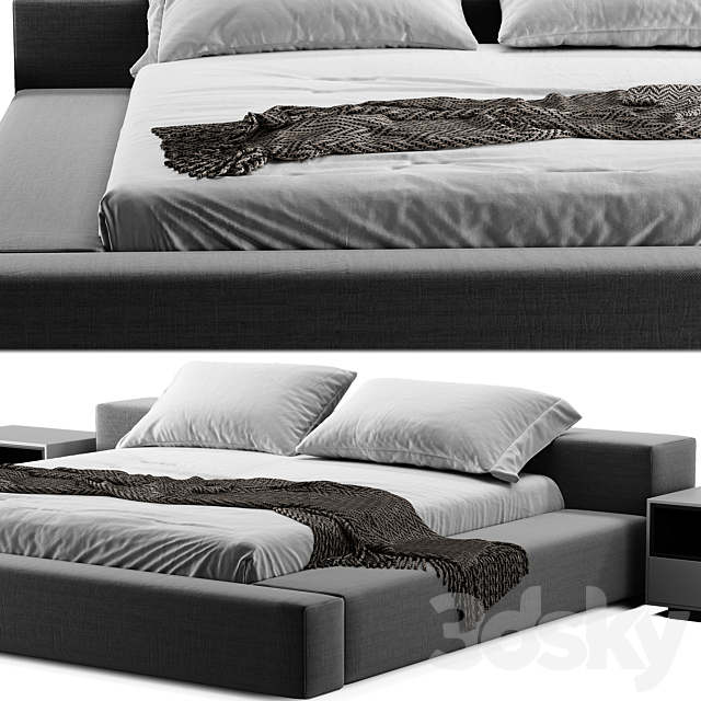 Living Divani Extra Wall Bed 3DSMax File - thumbnail 3