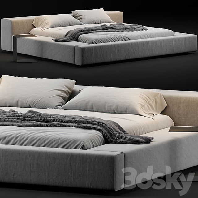 Living divani extra wall bed 3DSMax File - thumbnail 1