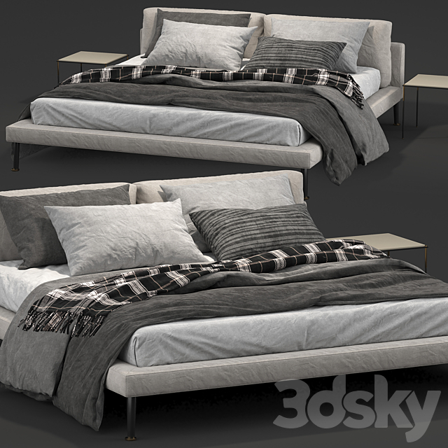 LIVING DIVANI Floyd-Hi Bed 3DSMax File - thumbnail 2