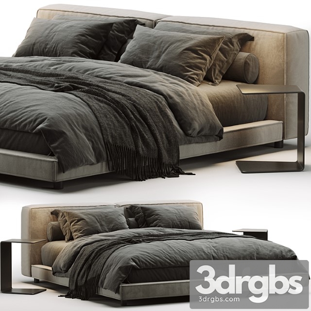 Living Divani NeoWall Bed 3dsmax Download - thumbnail 1