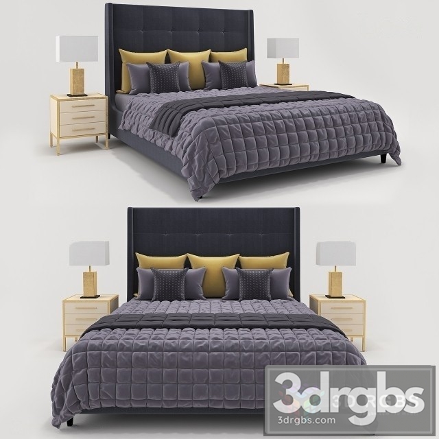 Loso Bed 3dsmax Download - thumbnail 1