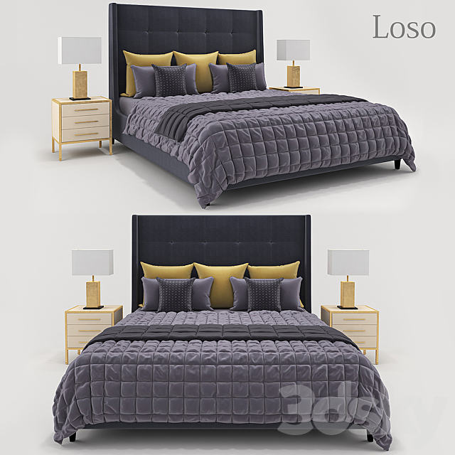 Loso_Bed 3DSMax File - thumbnail 1