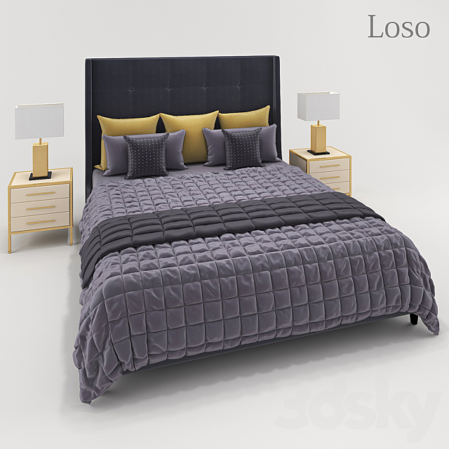 Loso_Bed 3DSMax File - thumbnail 2