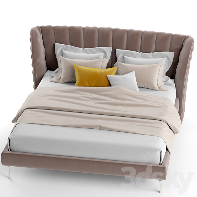 Lotus bed 3DSMax File - thumbnail 2