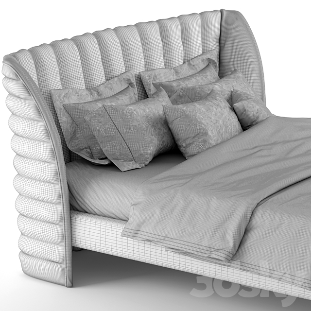 Lotus bed 3DSMax File - thumbnail 3