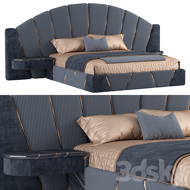 Luxury Bed 3DSMax File - thumbnail 1