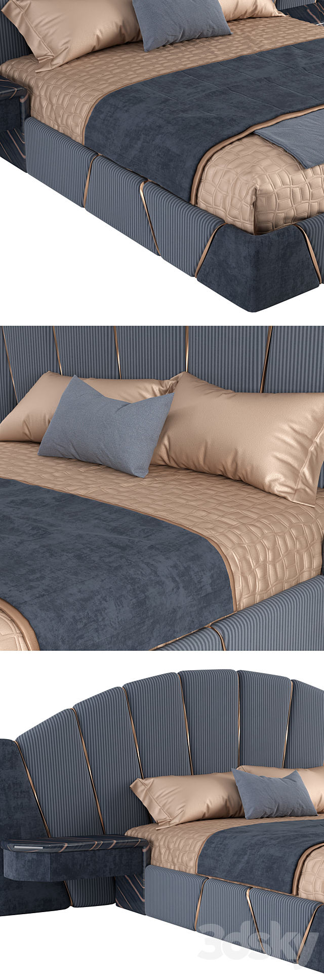 Luxury Bed 3DSMax File - thumbnail 4