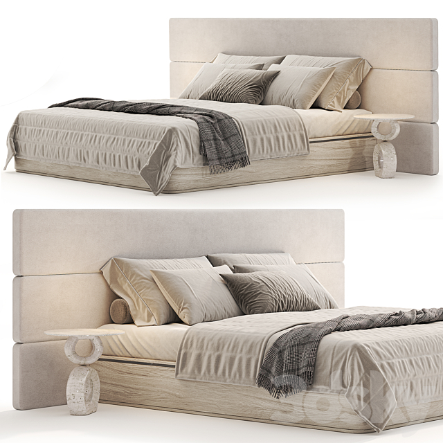 Madaket Bed By Workshop 3DS Max Model - thumbnail 2