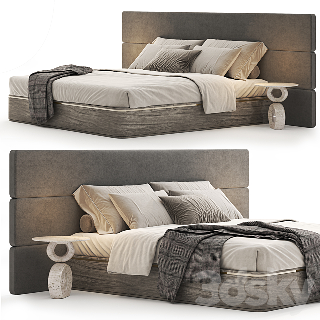 Madaket Bed By Workshop 3DS Max Model - thumbnail 3