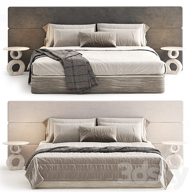 Madaket Bed By Workshop 3DS Max Model - thumbnail 4