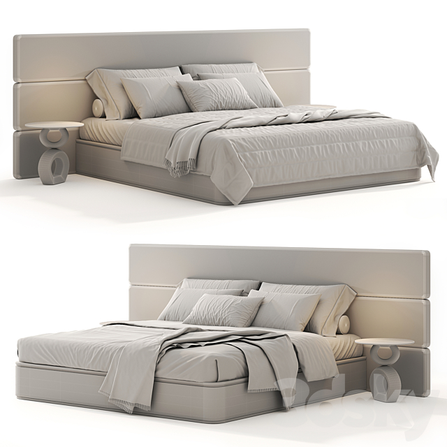 Madaket Bed By Workshop 3DS Max Model - thumbnail 6