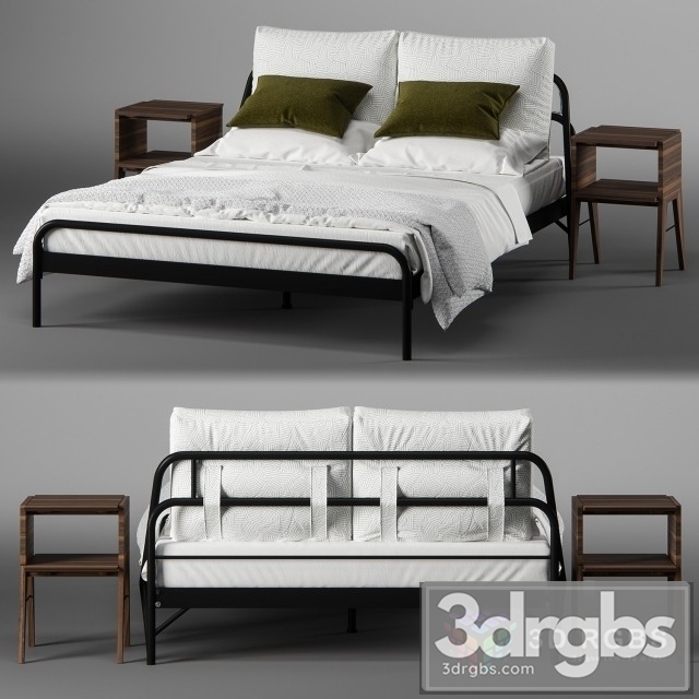 Made Loopa Bed 3dsmax Download - thumbnail 1