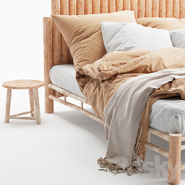 Magic Linen Bed 3 3DSMax File - thumbnail 2