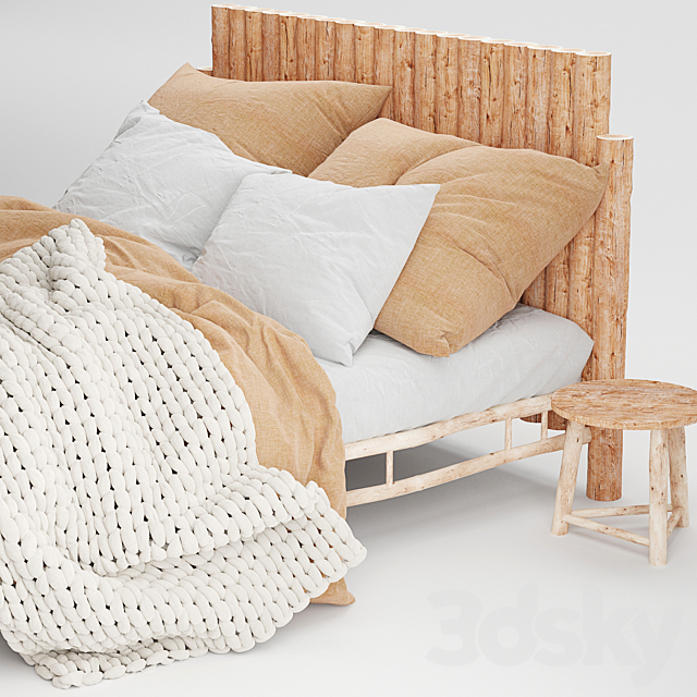 Magic Linen Bed 3 3DSMax File - thumbnail 4