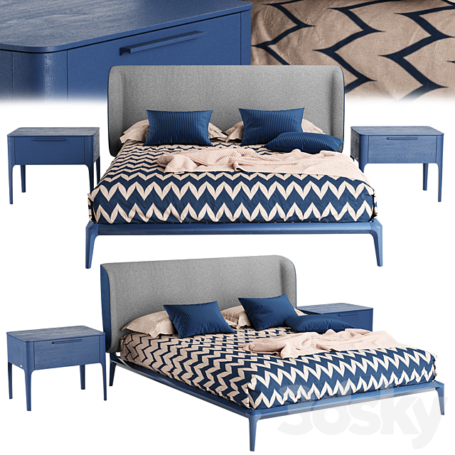 Mara Furman Bed 3DSMax File - thumbnail 1