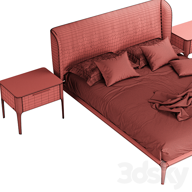 Mara Furman Bed 3DSMax File - thumbnail 5