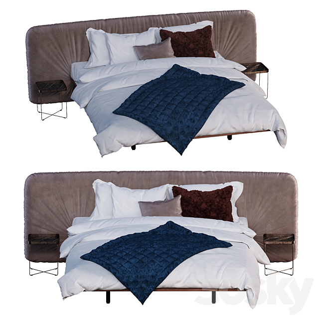 Marlon Bed by Cattelan Italia 3DSMax File - thumbnail 1